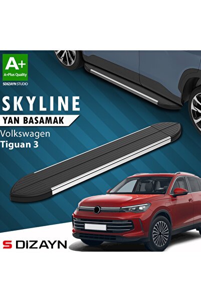 1_org_zoom-537.jpg Volkswagen Tiguan 3 Skyline Krom Araca Özel Yan Basamak 183 cm 2024 ve Üzeri - Görsel 1