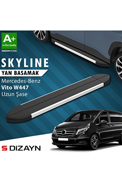 1_org_zoom-544.jpg Mercedes Vito W447 Uzun Şase Skyline Alüminyum Araca Özel Yan Basamak 253 cm 2014 ve Üzeri - Görsel 1