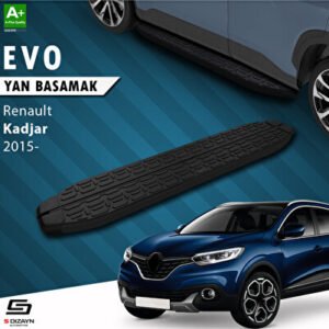 Renault Kadjar Evo Siyah Araca Özel Yan Basamak 173 cm 2015-2022