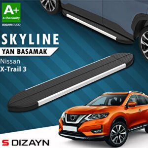 Nissan X-Trail T32 Skyline Alüminyum Araca Özel Yan Basamak 183 cm 2014-2022