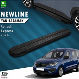 Renault Express NewLine Siyah Araca Özel Yan Basamak 203 cm 2021 ve Üzeri