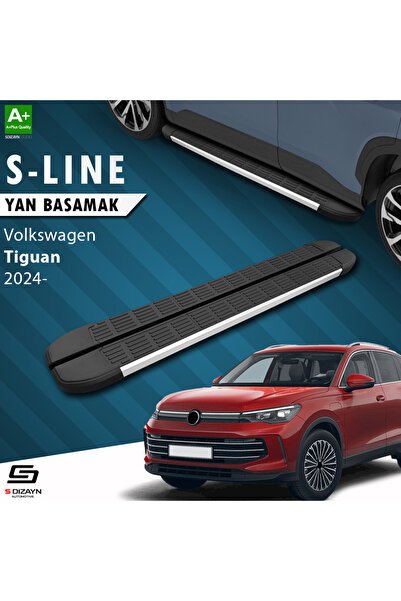 1_org_zoom-612.jpg Volkswagen Tiguan 3 S-Line Alüminyum Araca Özel Yan Basamak 183 cm 2024 ve Üzeri - Görsel 1