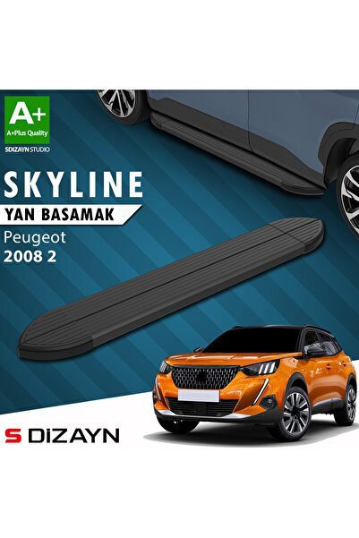 1_org_zoom-638.jpg Peugeot 2008 2 Skyline Siyah Araca Özel Yan Basamak 183 cm 2020 ve Üzeri - Görsel 1