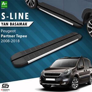 Peugeot Partner 2 Tepee S-Line Alüminyum Araca Özel Yan Basamak 193 cm 2008-2018