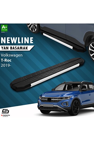 1_org_zoom-642.jpg S-Dizayn Volkswagen T-roc Newline Alüminyum Araca Özel Yan Basamak 179 cm 2019 ve Üzeri - Görsel 1