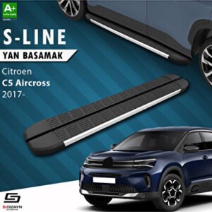 Citroen C5 Aircross S-Line Alüminyum Araca Özel Yan Basamak 193 cm 2017-2024