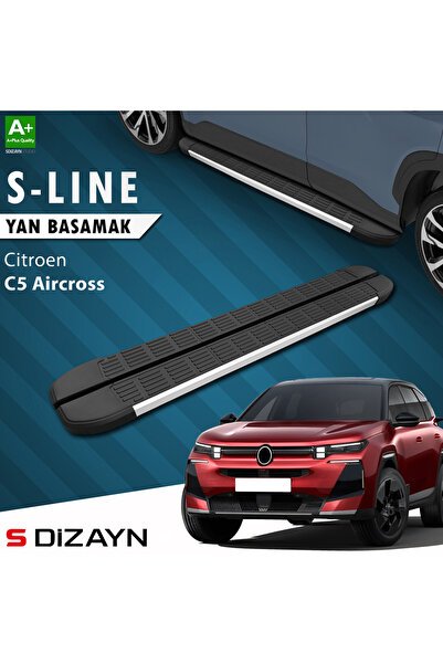 1_org_zoom-645.jpg S-Dizayn Citroen E-C5 Aircross Elektrikli S-Line Alüminyum Araca Özel Yan Basamak 193 cm 2024 ve Üzeri C - Görsel 1