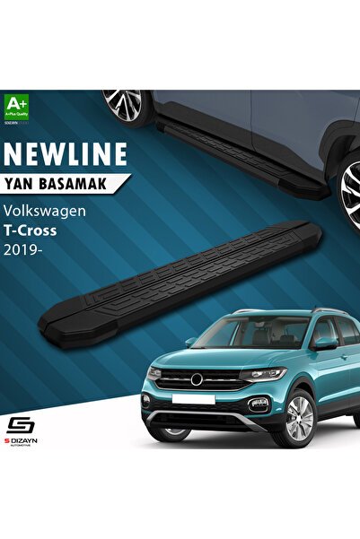 1_org_zoom-650.jpg S-Dizayn Volkswagen T-cross Newline Siyah Araca Özel Yan Basamak 179 cm 2019-2023 - Görsel 1