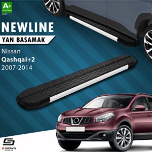 Nissan Qashqai +2 NewLine Alüminyum Araca Özel Yan Basamak 183 cm 2007-2014