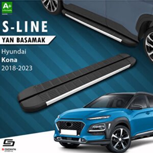 Hyundai Kona S-Line Alüminyum Araca Özel Yan Basamak 173 cm 2018-2023