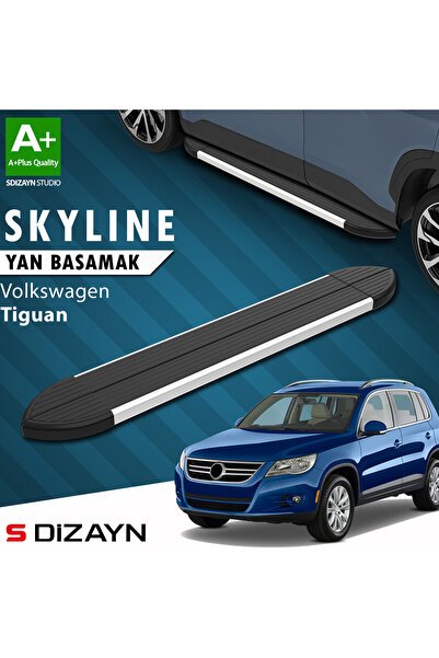 1_org_zoom-666.jpg Volkswagen Tiguan Skyline Alüminyum Araca Özel Yan Basamak 173 cm 2007-2015 - Görsel 1
