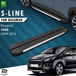 Peugeot 3008 S-Line Alüminyum Araca Özel Yan Basamak 183 cm 2009-2016