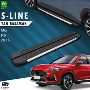 S-Dizayn MG HS S-Line Alüminyum Araca Özel Yan Basamak 183 cm 2021 ve Üzeri