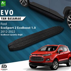 Ford EcoSport 2 Evo Siyah Araca Özel Yan Basamak 173 cm 2012-2022