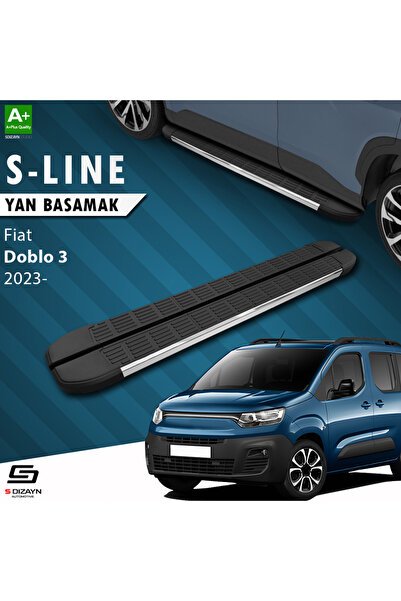 1_org_zoom-70.jpg Fiat Doblo 3 S-Line Krom Araca Özel Yan Basamak 203 cm 2023 ve Üzeri - Görsel 1