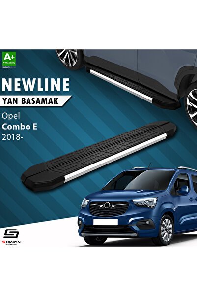 1_org_zoom-704.jpg S-Dizayn Opel Combo E Uzun Şase Newline Krom Araca Özel Yan Basamak 219 cm 2018 ve Üzeri - Görsel 1