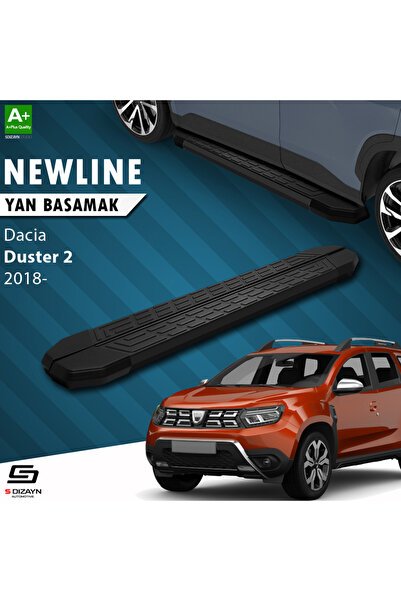1_org_zoom-706.jpg S-Dizayn Dacia Duster 2 Newline Siyah Araca Özel Yan Basamak 179 cm 2018-2023 - Görsel 1