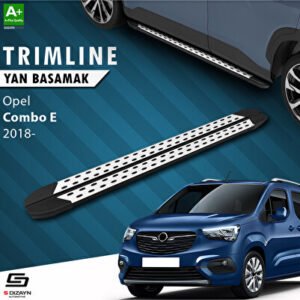 S-Dizayn Opel Combo E TrimLine Gri Araca Özel Yan Basamak 202 cm 2018 ve Üzeri
