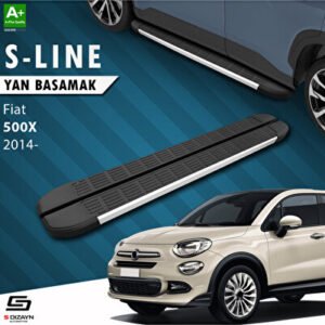 Fiat 500X S-Line Alüminyum Araca Özel Yan Basamak 173 cm 2014 ve Üzeri