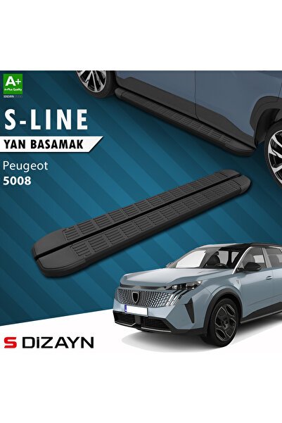 1_org_zoom-719.jpg S-Dizayn Peugeot 5008 3 Elektrikli S-Line Siyah Araca Özel Yan Basamak 203 cm 2024 ve Üzeri - Görsel 1