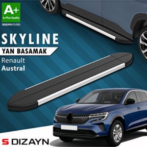 Renault Austral Skyline Alüminyum Araca Özel Yan Basamak 183 cm 2023 ve Üzeri