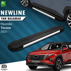 S-Dizayn Hyundai Tucson 4 Newline Krom Araca Özel Yan Basamak 179 cm 2021-2024