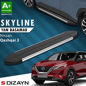 Nissan Qashqai 3 Skyline Krom Araca Özel Yan Basamak 173 cm 2021 ve Üzeri