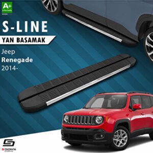 Jeep Renegade S-Line Krom Araca Özel Yan Basamak 173 cm 2014 ve Üzeri