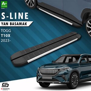 TOGG T10X S-Line Alüminyum Araca Özel Yan Basamak 203 cm 2023 ve Üzeri