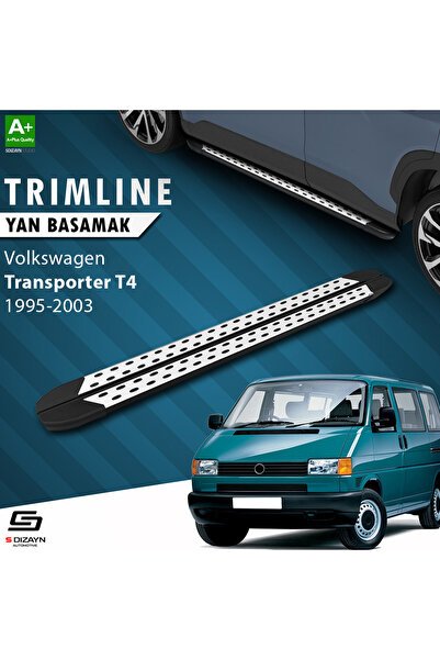 1_org_zoom-804.jpg S-Dizayn Volkswagen Transporter T4 Kısa Şase TrimLine Gri Araca Özel Yan Basamak 215 cm 1995-2003 - Görsel 1