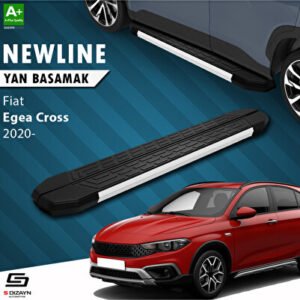 S-Dizayn Fiat Egea Cross Newline Alüminyum Araca Özel Yan Basamak 189 cm 2020 ve Üzeri