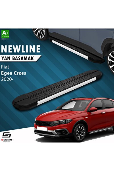 1_org_zoom-822.jpg S-Dizayn Fiat Egea Cross Newline Alüminyum Araca Özel Yan Basamak 189 cm 2020 ve Üzeri - Görsel 1