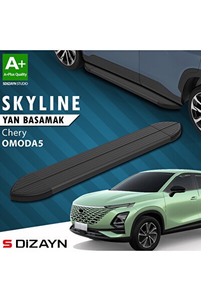 1_org_zoom-841.jpg Chery Omoda5 Skyline Siyah Araca Özel Yan Basamak 183 cm 2022 ve Üzeri - Görsel 1