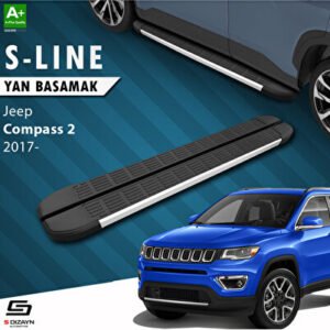 Jeep Compass 2 S-Line Alüminyum Araca Özel Yan Basamak 173 cm 2017 ve Üzeri