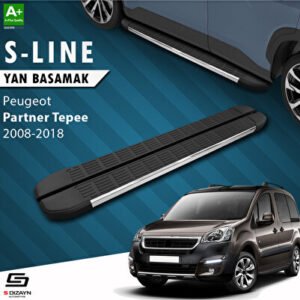Peugeot Partner 2 Tepee S-Line Krom Araca Özel Yan Basamak 193 cm 2008-2018