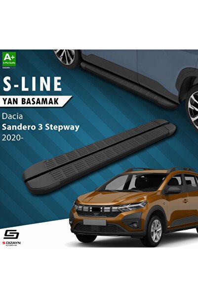 1_org_zoom-864.jpg Dacia Sandero 3 Stepway S-Line Siyah Araca Özel Yan Basamak 183 cm 2020 ve Üzeri - Görsel 1