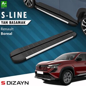 S-Dizayn Renault Boreal S-Line Alüminyum Araca Özel Yan Basamak 183 cm 2025 ve Üzeri