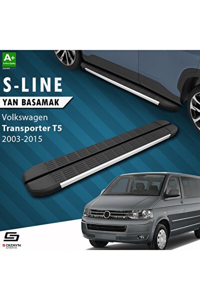1_org_zoom-884.jpg Volkswagen Transporter T5 Kısa Şase S-Line Alüminyum Araca Özel Yan Basamak 213 cm 2003-2015 - Görsel 1