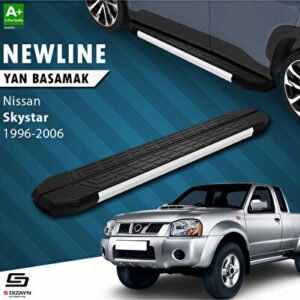 S-Dizayn Nissan Skystar Pick-up Newline Alüminyum Araca Özel Yan Basamak 193 cm 1996-2006