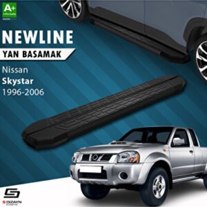 Nissan Skystar Pick-Up NewLine Siyah Araca Özel Yan Basamak 193 cm 1996-2006