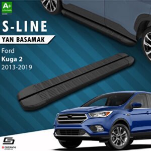 Ford Kuga 2 S-Line Siyah Araca Özel Yan Basamak 183 cm 2013-2019