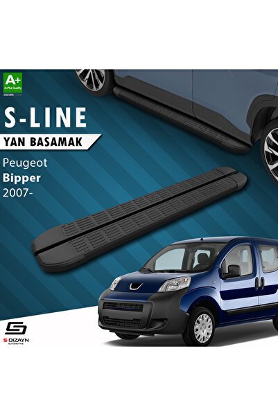 1_org_zoom-967.jpg Peugeot Bipper S-Line Siyah Araca Özel Yan Basamak 173 cm 2007-2017 - Görsel 1