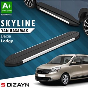 Dacia Lodgy Skyline Alüminyum Araca Özel Yan Basamak 203 cm 2012 ve Üzeri